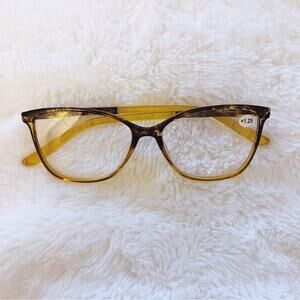 Eli Yellow & Black Two Tone Reader Glasses